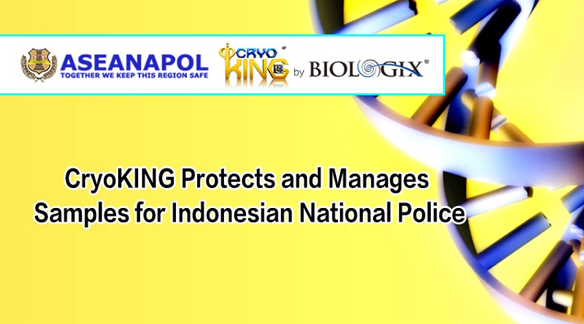 CryoKING Protects and Manages Samples for Indonesian National Police